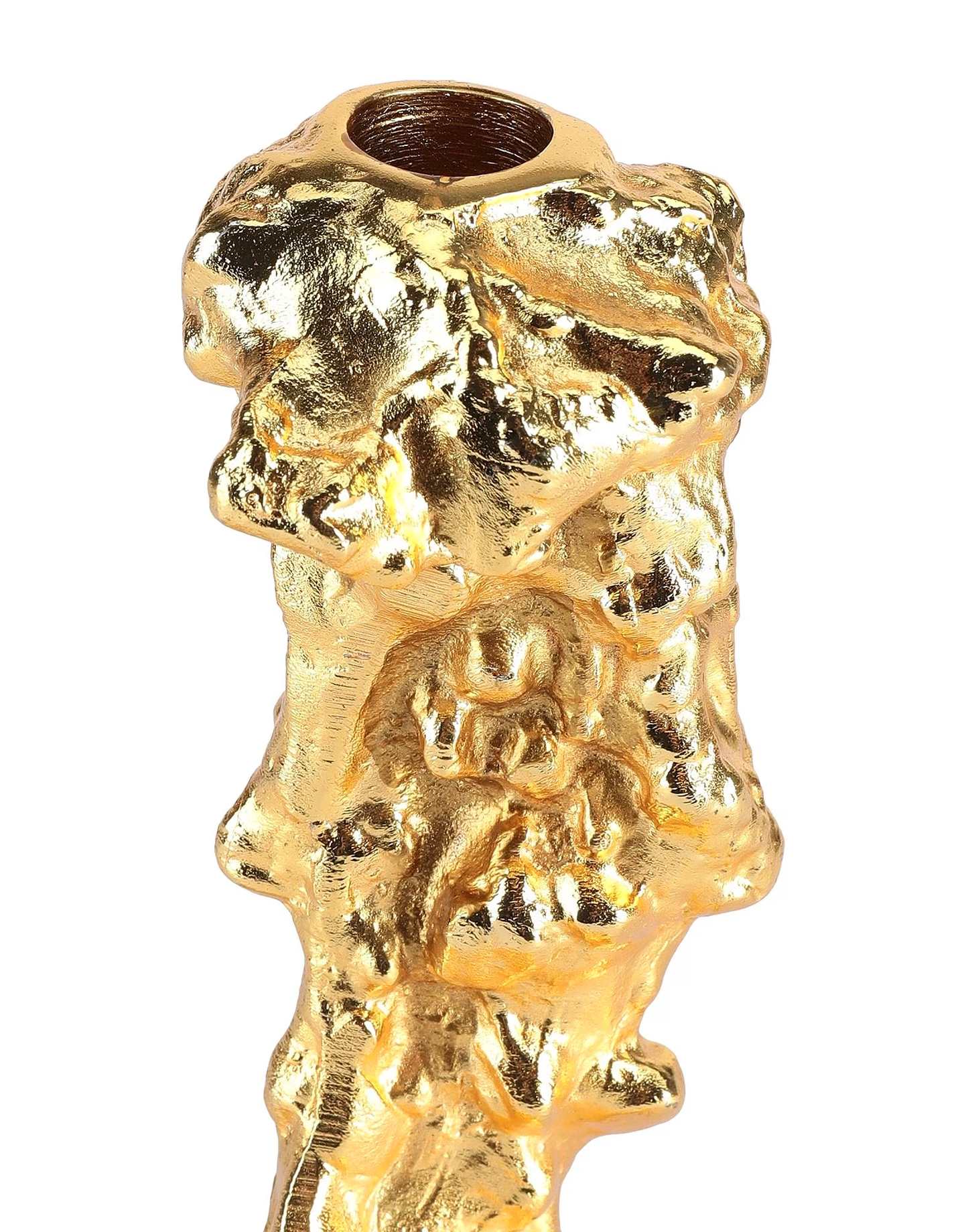 Gold Candle Holder - Large