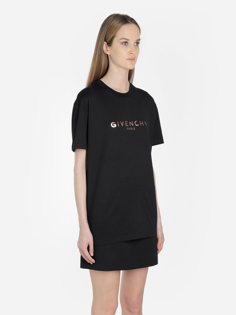 Givenchy women's black vintage logo t-shirt