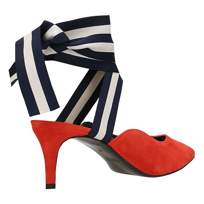 GINO ROSSI RIBBON SHOES STILETTOS RED